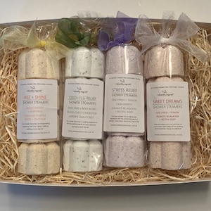 Shower Steamers | Variety Gift Pack * Mix + Match | Aromatherapy | Holidays | Everyday