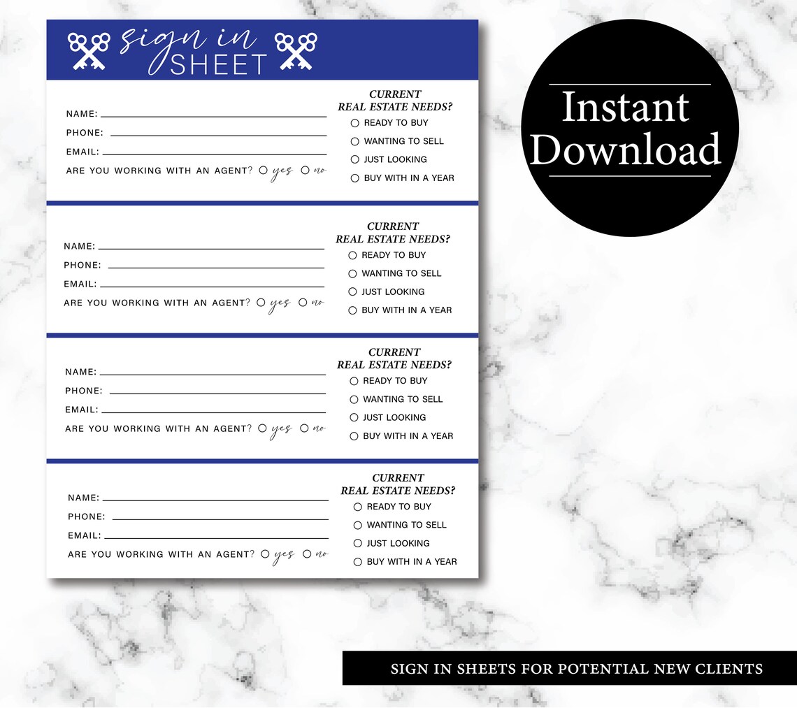 Realtor Open House Sign In Sheet Printable Sign In Sheet Open Etsy realtor-open-house-sign-in-sheet-printable-sign-in-sheet-open-etsy