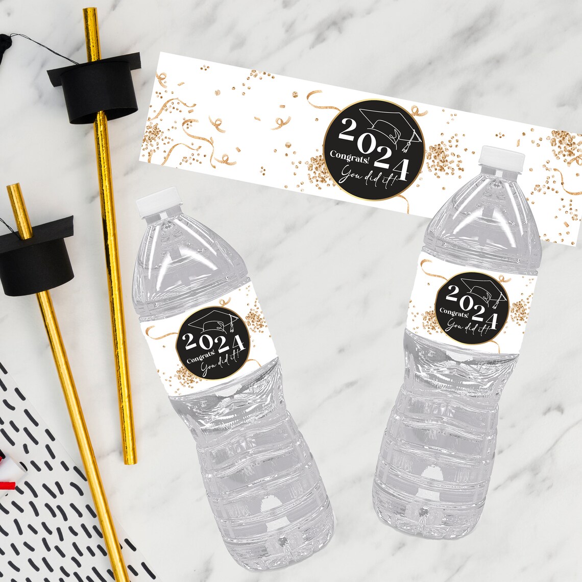 Graduation Water Bottle Labels Stickers,Class Of Bahrain