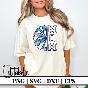 Cheer Mom Png Cheer Mom SVG Custom Cheerleader PNG Cheerleader Shirt Cheer Mom Heat Transfer Personalized Cheer Mom PNG