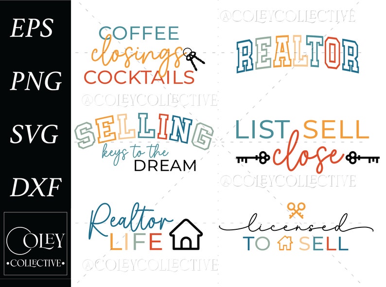 fun realtor svg cut files realtor png bundle files realtor life png licensed to sell png coffee closings cocktails svg coffee closings cocktails png im your home girl realtor gifts realtor embroidery png