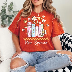 Custom Book Lover Shirt Png Personalized Librarian Heat Transfer Book Club Png Personalized Bookworm Tshirt Png This Book Belongs To Png