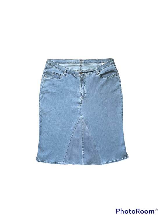 Womens Size 26W Plus Size Jean Skirt Jeans Skirt Denim Skirt Etsy