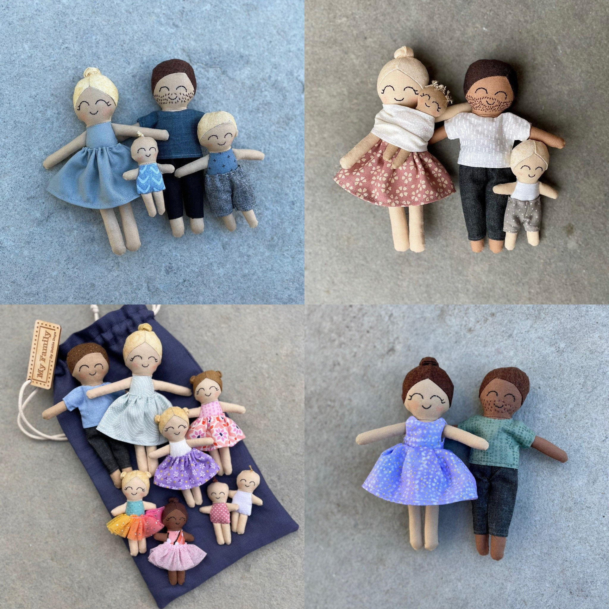 Customized Dollhouse Family Dolls 112 Made to Order Etsy Australia