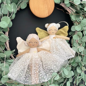 Custom Christmas tree top angel doll