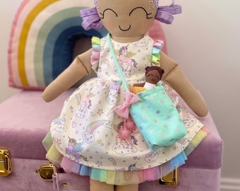 Large handmade keepsake doll