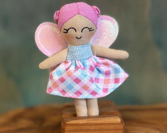 Handmade Dollhouse child size fairy doll 10cm - ready made