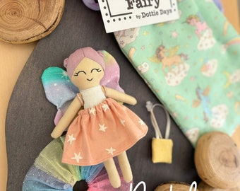 Surprise fairy doll unboxing toy set handmade by Dottie Days - “Dahlia”