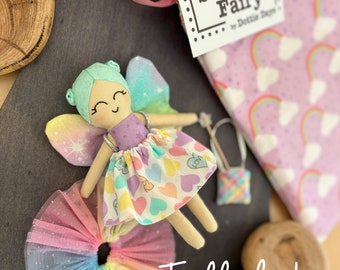 Surprise fairy doll unboxing toy set handmade by Dottie Days - “tullulah”
