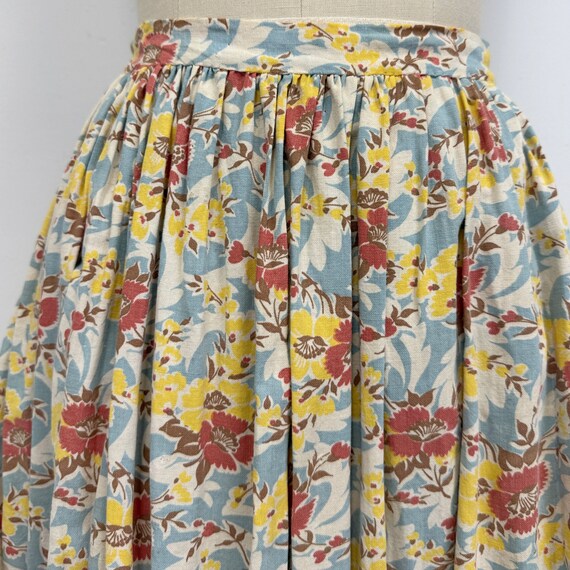 Vintage 20s Feedsack Skirt | Handmade Depression … - image 2