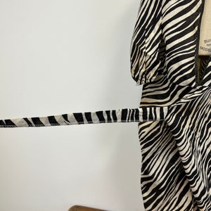 Vintage 1930s Halloween Costume Child Size Zebra Costume 3 Pieces image 8