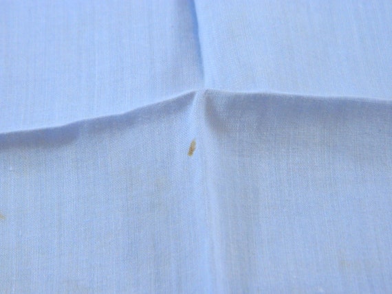 Unique Blue Floral Handkerchief ... Vintage Handk… - image 4