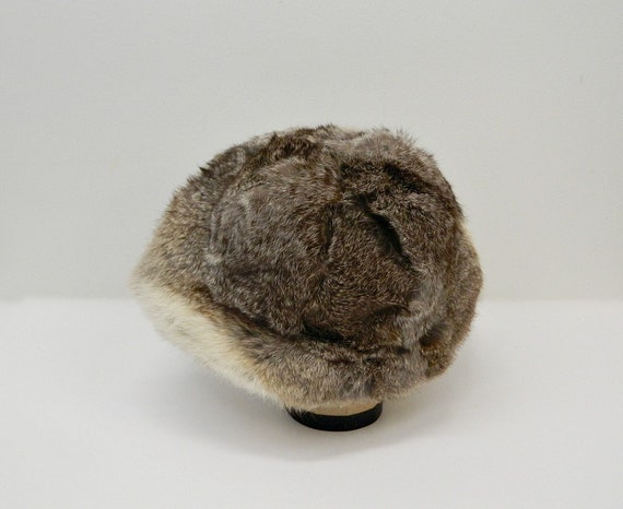 Vintage 1960s Fur Hat ... Rabbit Fur Bucket Hat .… - image 5