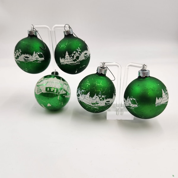 Emerald Christmas Ornaments Etsy