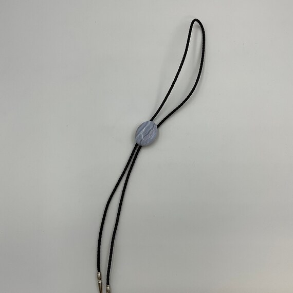 Blue Lace Agate Bolo Tie - image 5