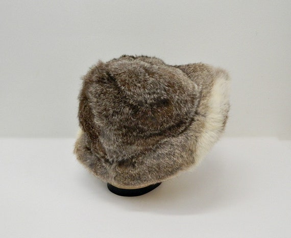 Vintage 1960s Fur Hat ... Rabbit Fur Bucket Hat .… - image 6