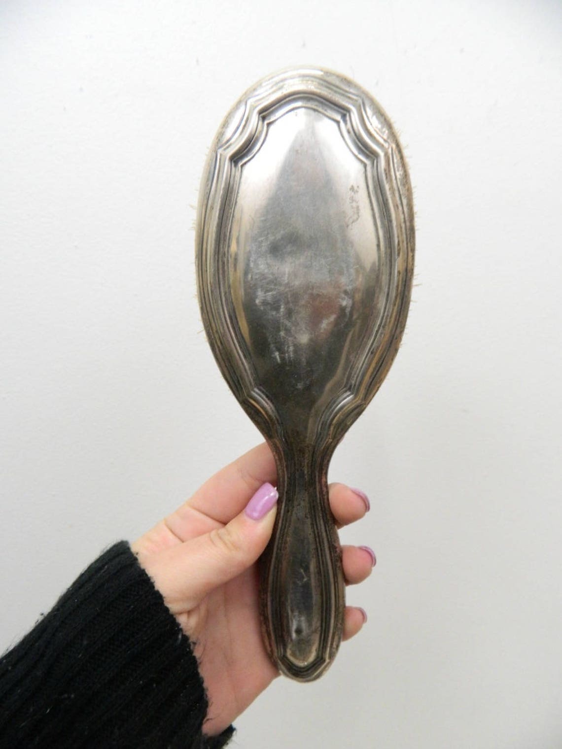 Early 1900s Sterling Silver Brush & Mirror Set...set of Etsy