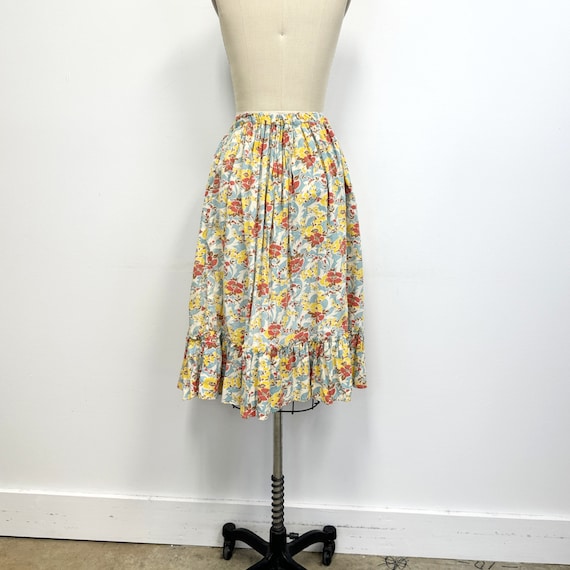 Vintage 20s Feedsack Skirt | Handmade Depression … - image 6