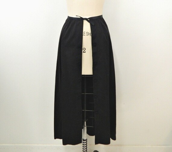 Vintage Black Overskirt ... Victorian/Edwardian Er