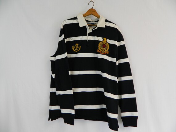 Vintage Polo By Ralph Lauren Rugby Shirt ... 1980s
