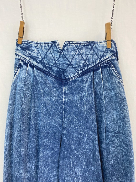1980s High Waisted Acid Wash Jeans | Cummerbund St
