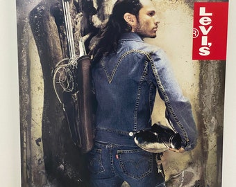 Authentic Levi's Advertising Poster | Store Display | Type 1 Levi Poster