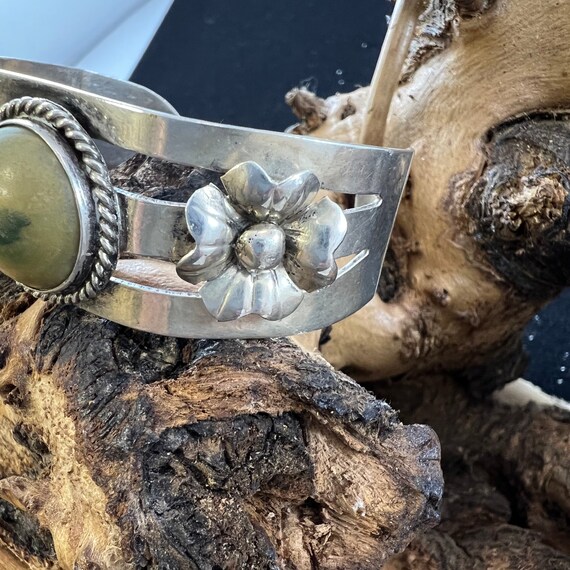 Silver Agate Cuff - image 3