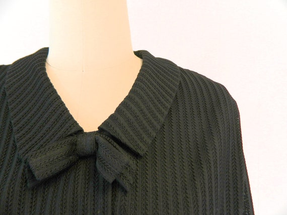 Vintage 1960s Two Piece Women's Suit | Black Blaz… - image 3
