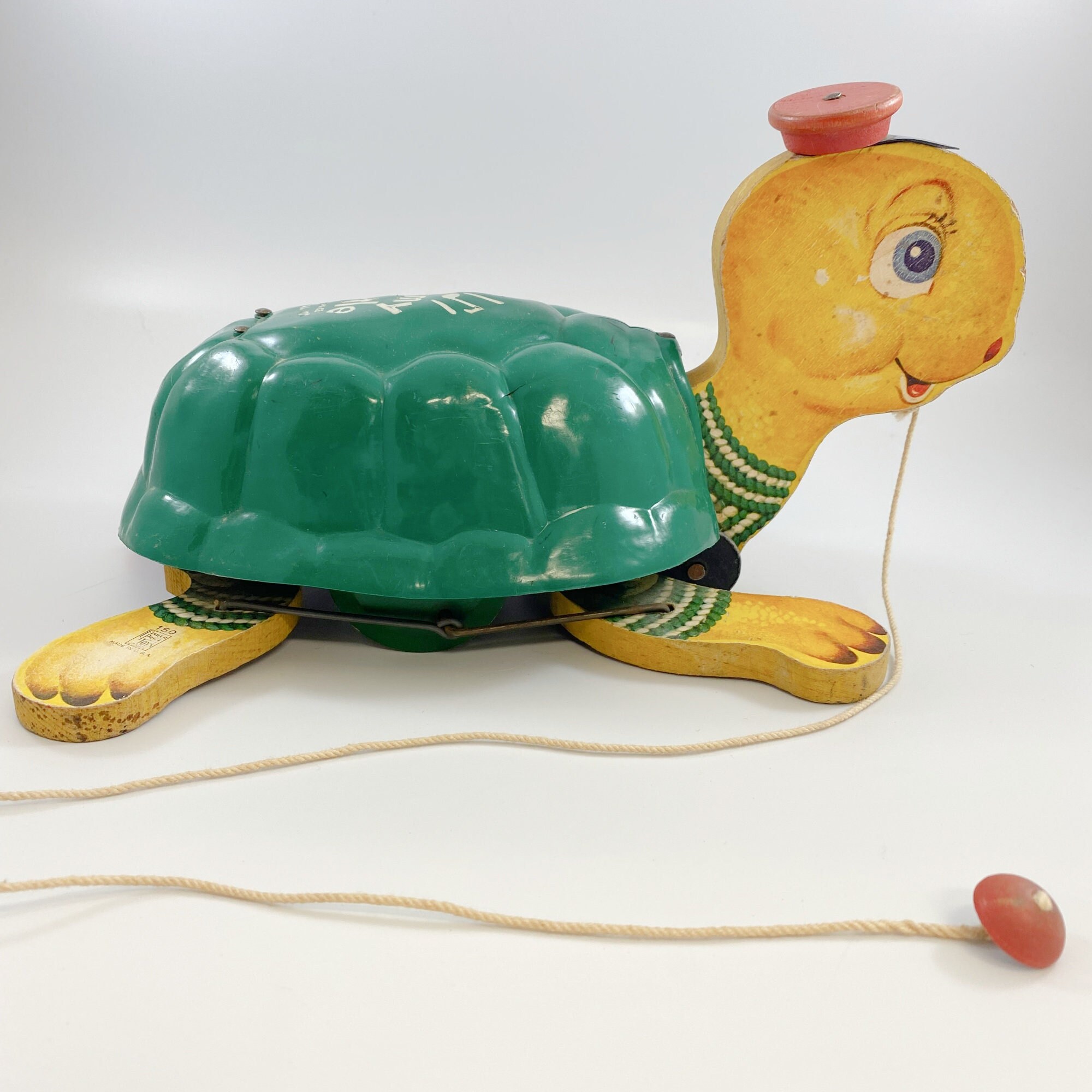 Fisher Price Turtle Pull Toy - Etsy Fisher Price Turtle Pull Toy - Etsy