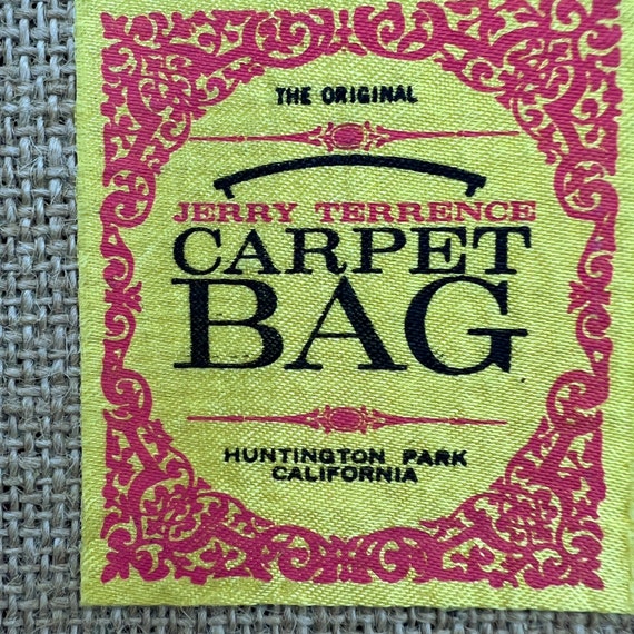 Vintage 60s Carpet Clutch Purse | Jerry Terrence … - image 3