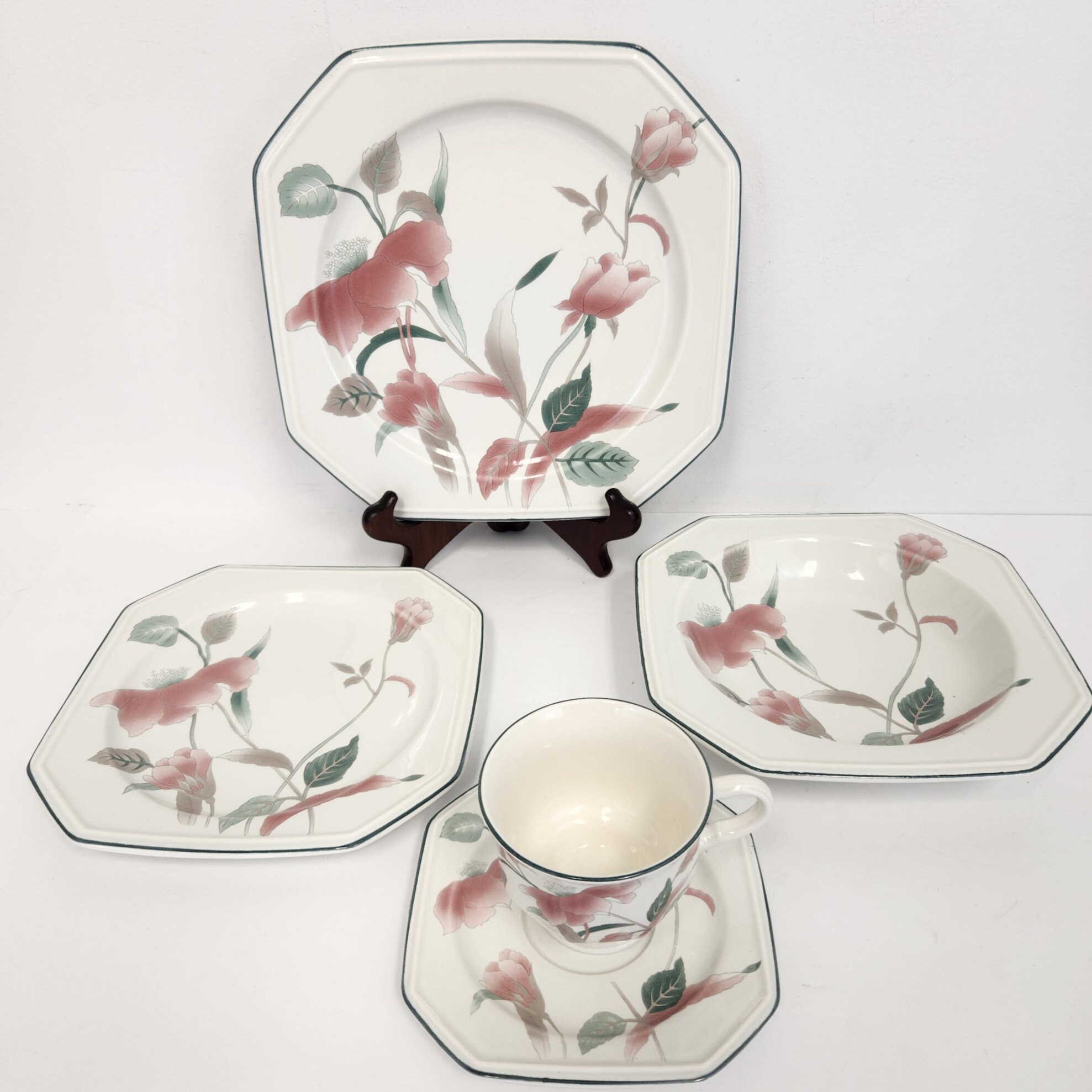 Mikasa silk flowers dinner cheap set