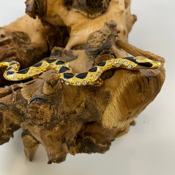 Giovanni Snake Earrings and Snake Pin - image 5