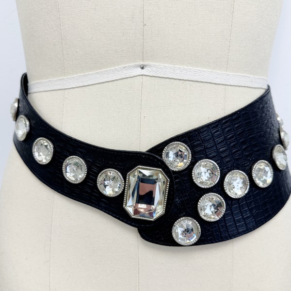 rhinestone tassel belt
