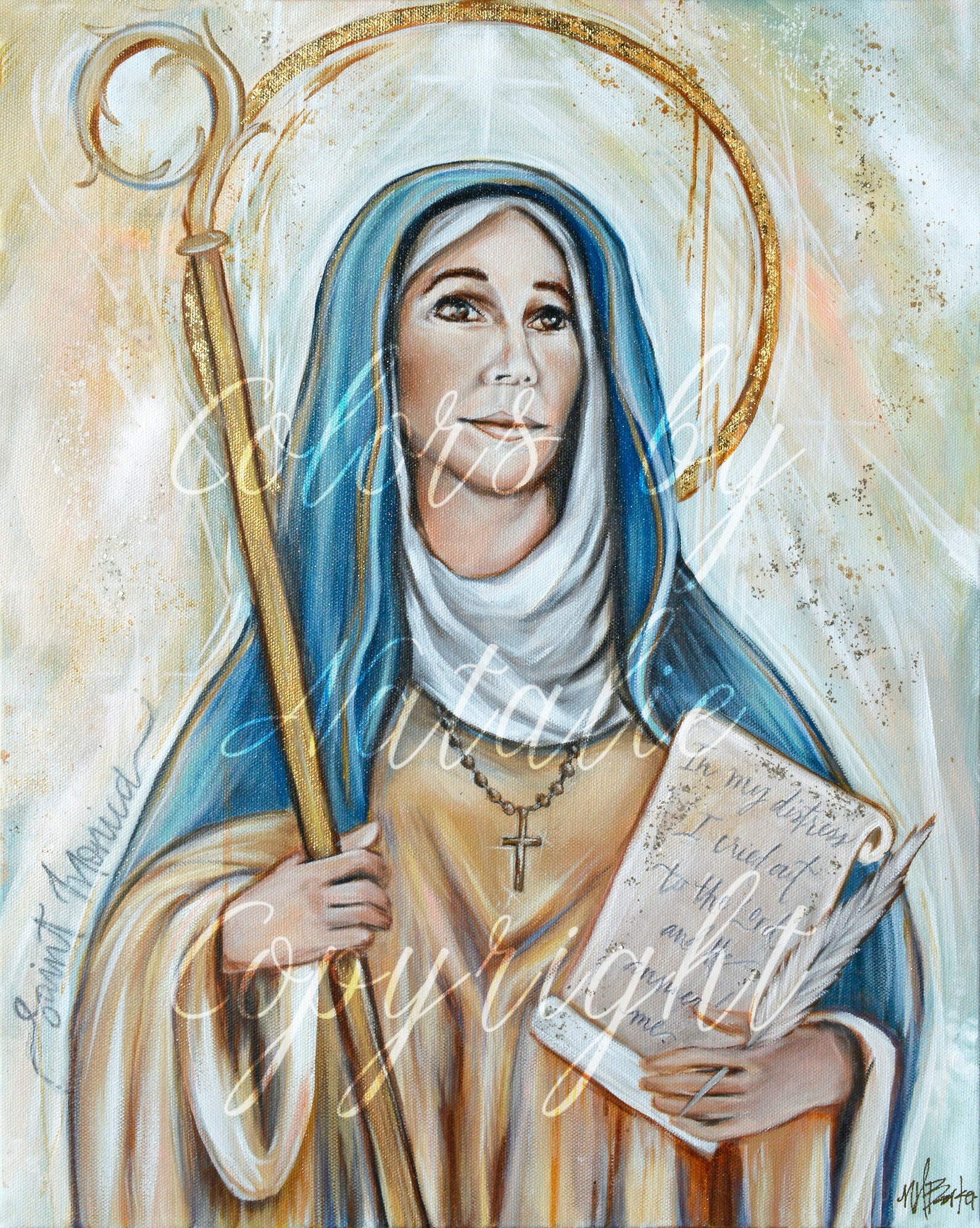 Saint Monica Prayer Card St. Monica Prayer Prayer to St. Etsy