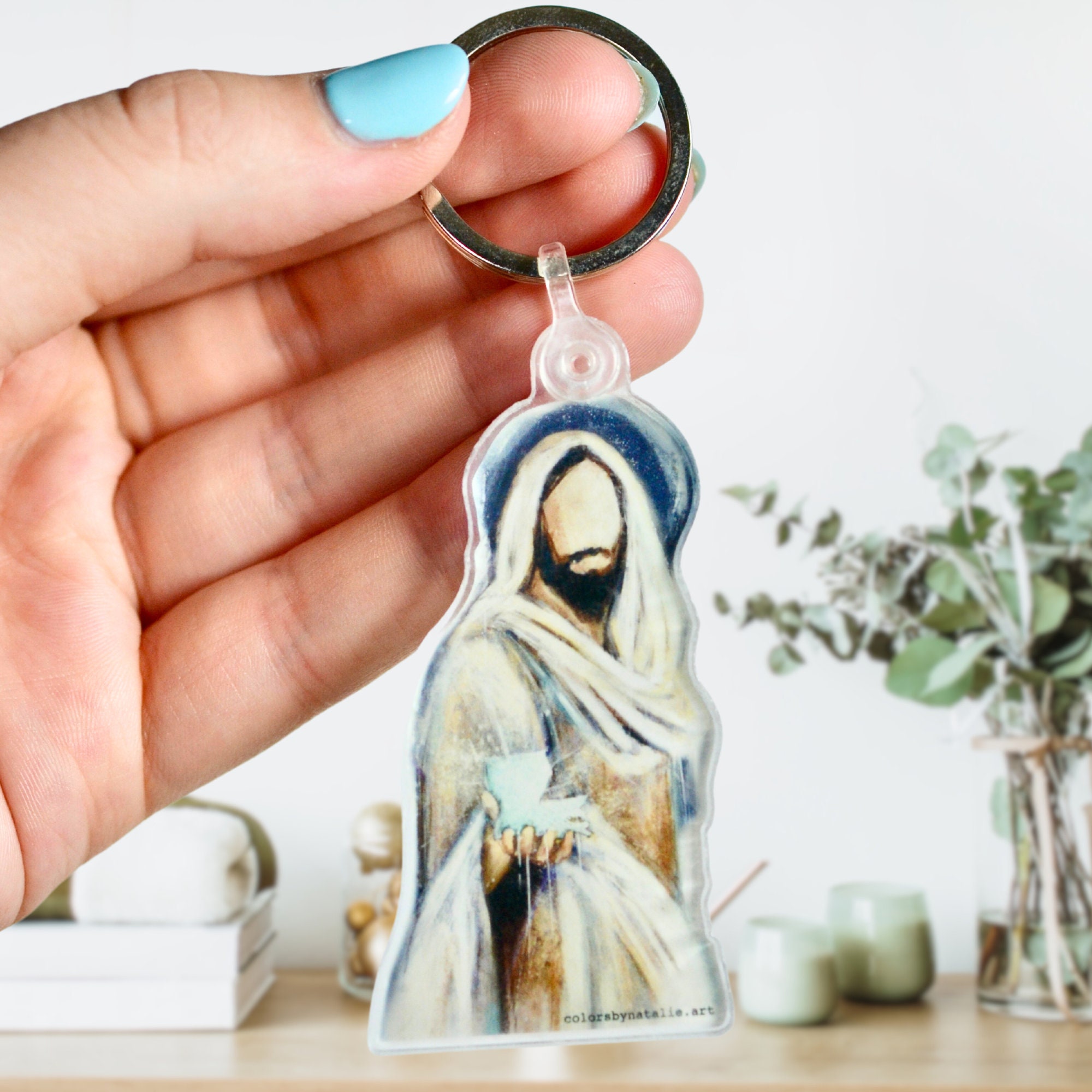 Louisiana Keychain Religious Louisiana Keychain Jesus 