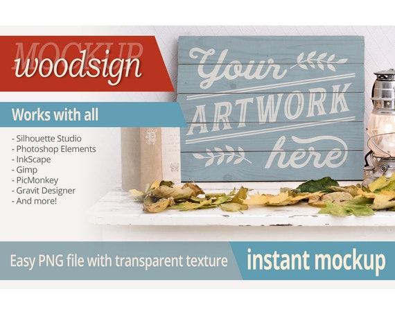 Instant Photorealistic Wood Sign Mockup Use In Silhouette Inkscape Instant Photorealistic Wood Sign Mockup Use In Silhouette Inkscape