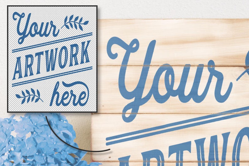 Download Mockup clean interior photo mockup pallet sign Present art | Etsy