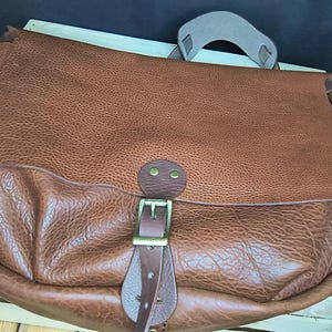 Leather Messenger Bag