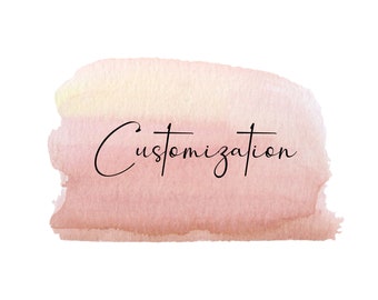 Add on: Customization