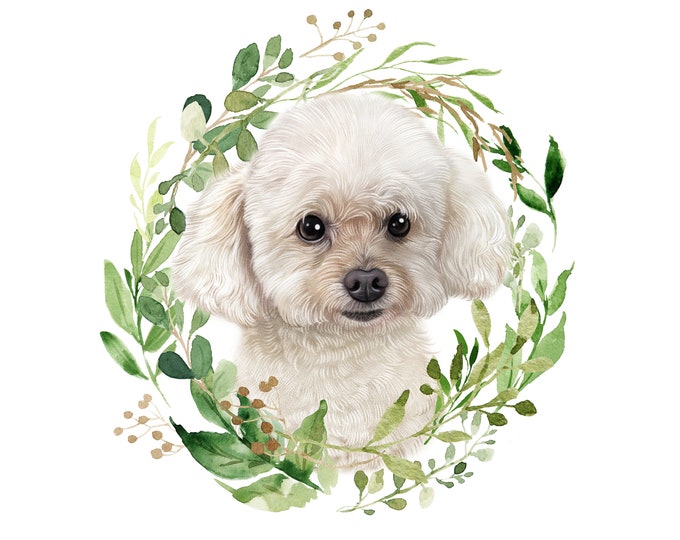 Mother's Day Gift Ideas/ Custom Pet Portrait/ Custom Cat Drawing/Pet Loss Gifts/ Custom Dog Portrait P02