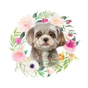 Aangepaste Hond Portret / Aangepaste Huisdier Portret / Huisdier Verlies Geschenken / Kerstcadeau Ideeën / Geschenken voor haar / Aangepaste Digitale Print / Hond Tekening P02