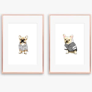 Illustration d’animal de compagnie / Portrait de chien personnalisé / Portrait de chat personnalisé / Cadeaux pour les parents / Cadeaux pour elle / Cadeau pour lui / Dessin de bande dessinée pour animaux de compagnie C02