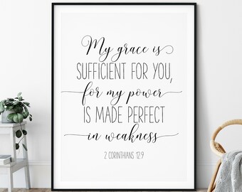 Grace Is Sufficient Etsy