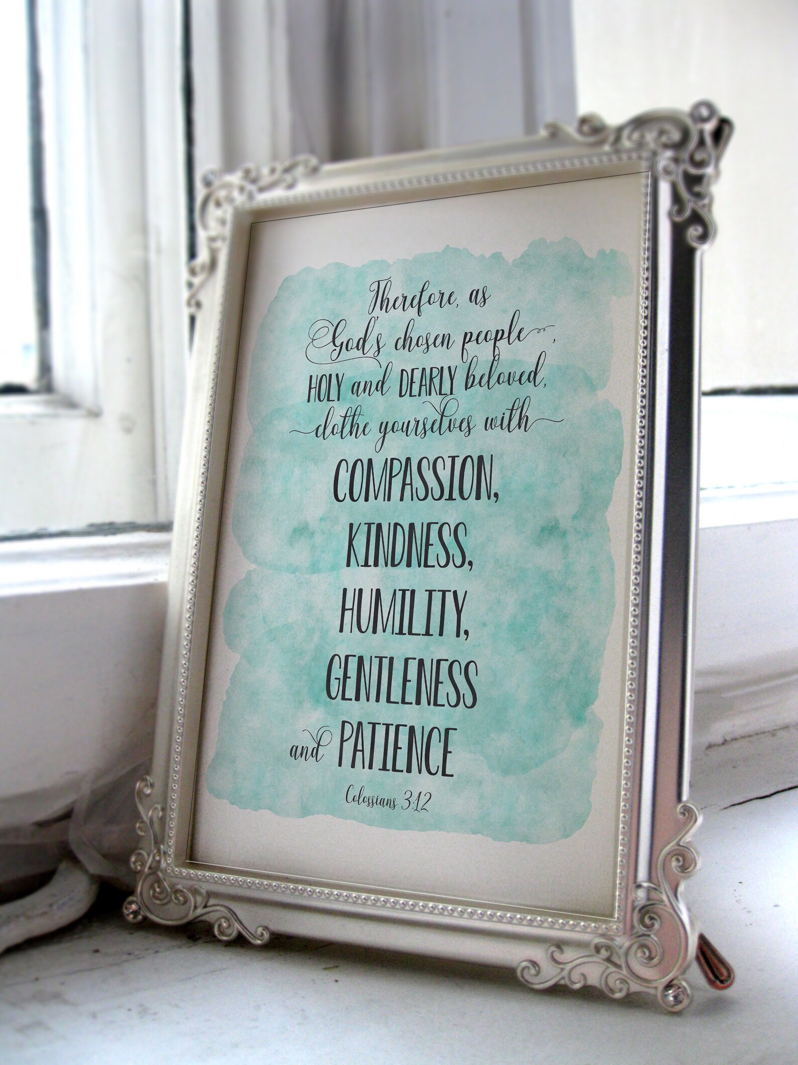 Clothe Yourself With Compassion Kindness Humility Gentleness Etsy