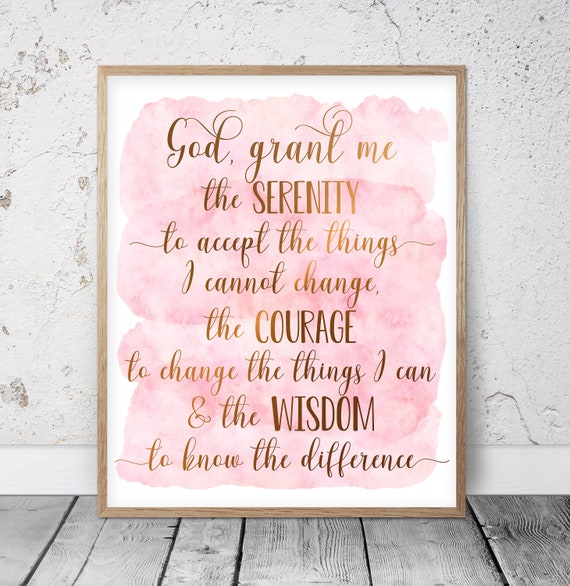 Antiquitäten &amp; Kunst God Grant Me The Serenity Bible Verse Printable ...