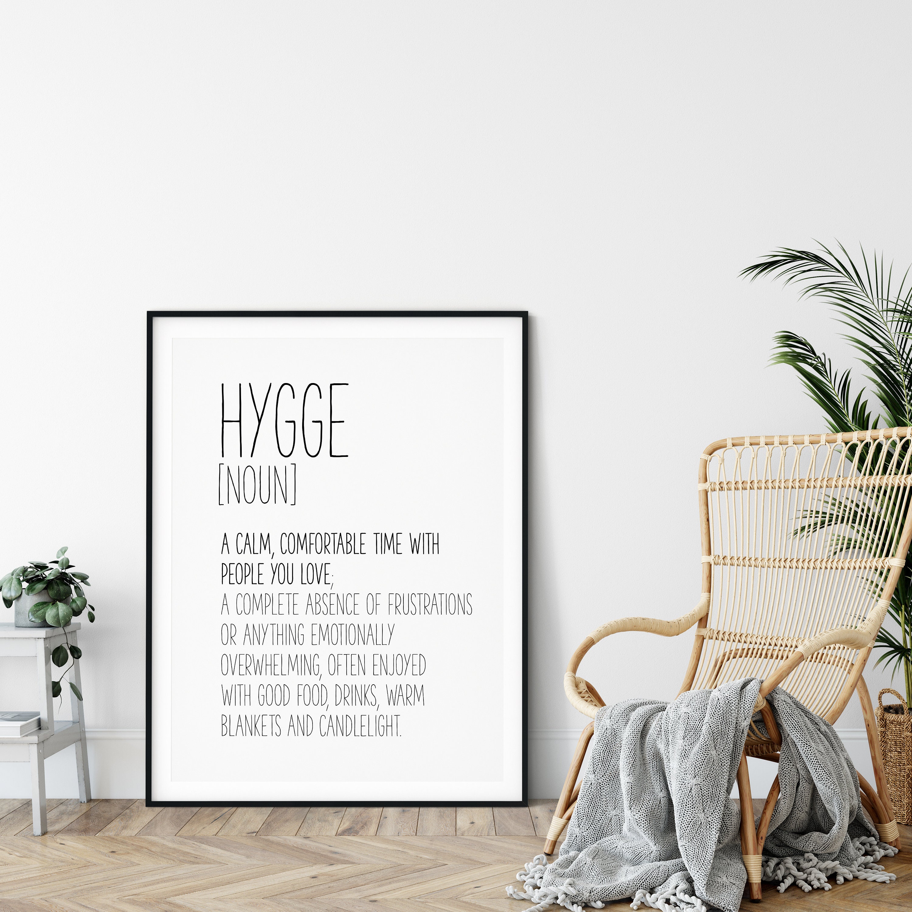 Hygge Printable Sign Hygge Wall Art Funny Definition Poster Etsy