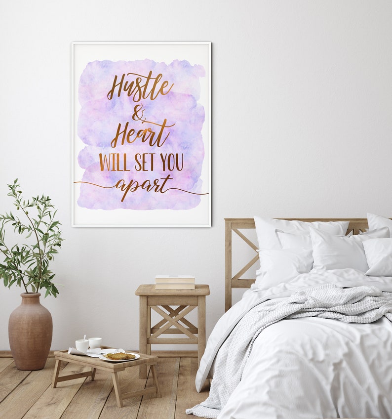 Download Hustle and Heart Will Set You Apart Inspirational Quotes ...