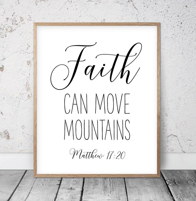faith can move mountains essay in english