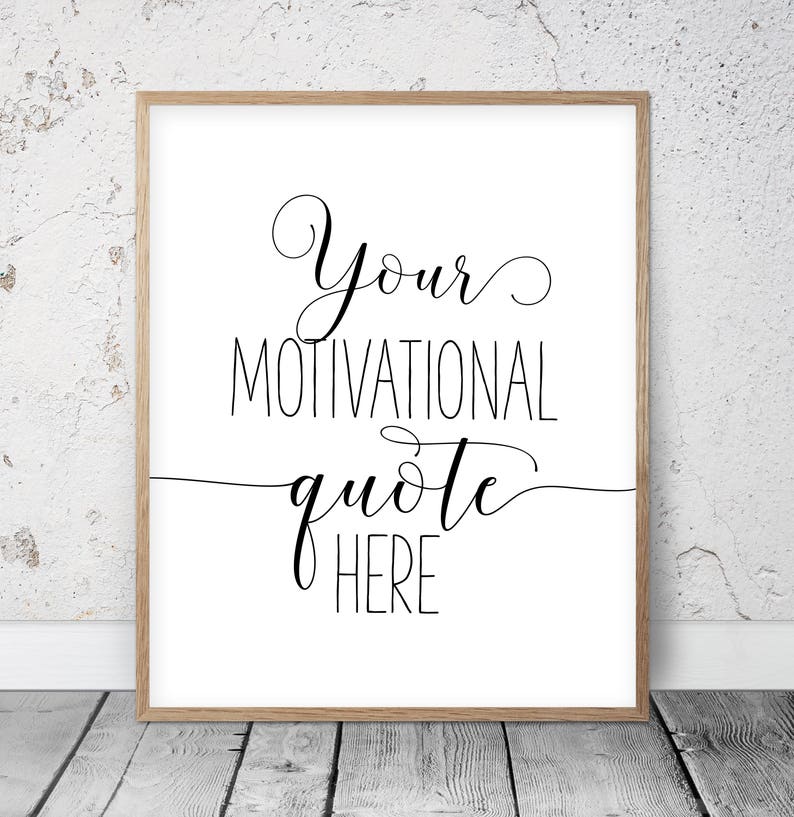 Custom Text Print Custom Words Personalized Printable Wall | Etsy