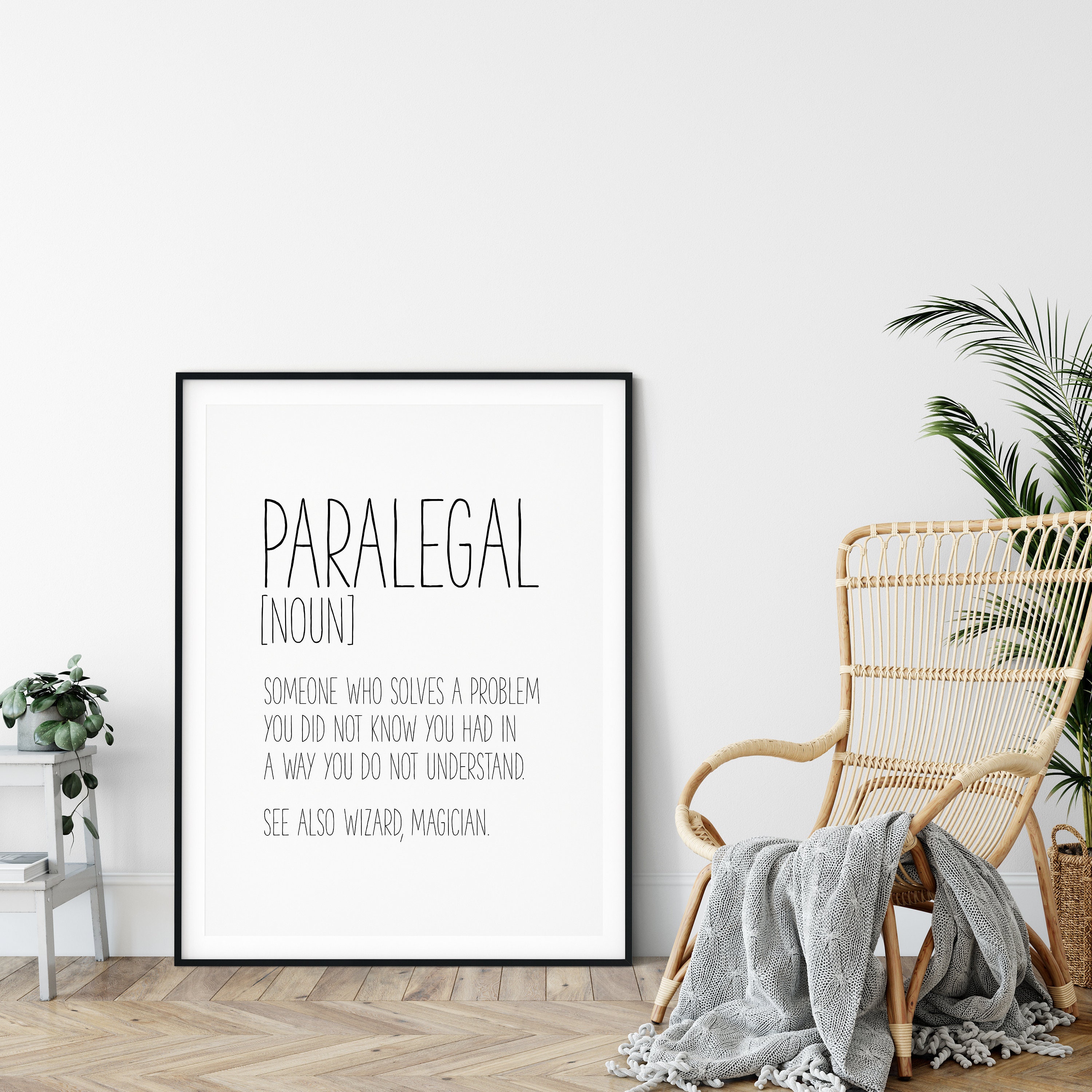 Paralegal Funny Definition Print Definition Printable Wall | Etsy